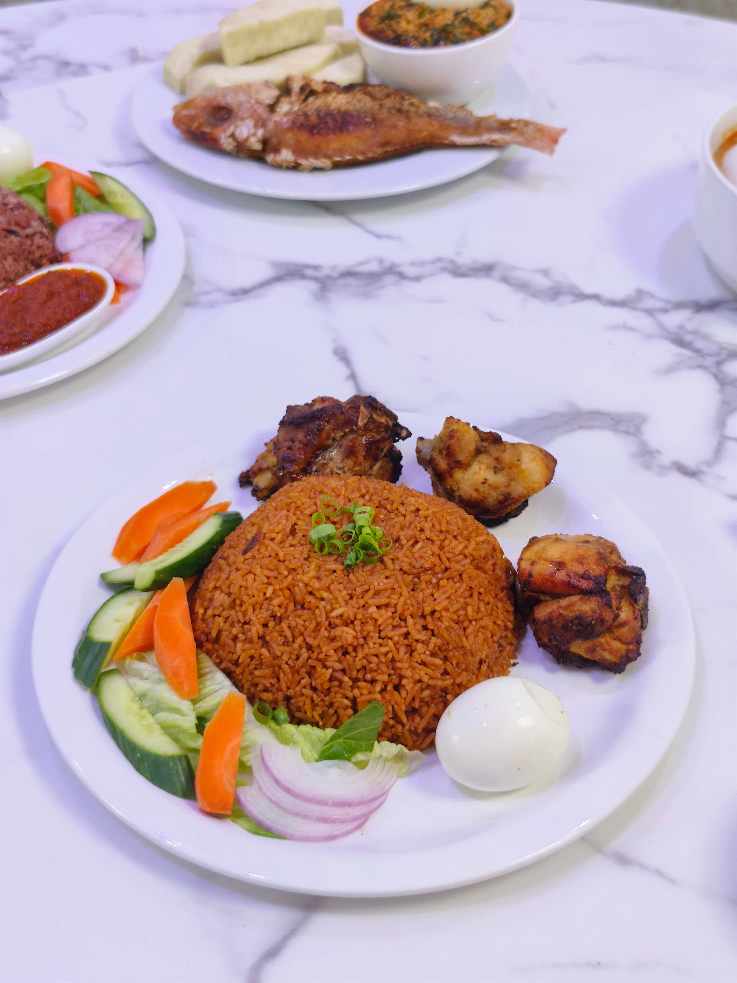 Waakye with Stew